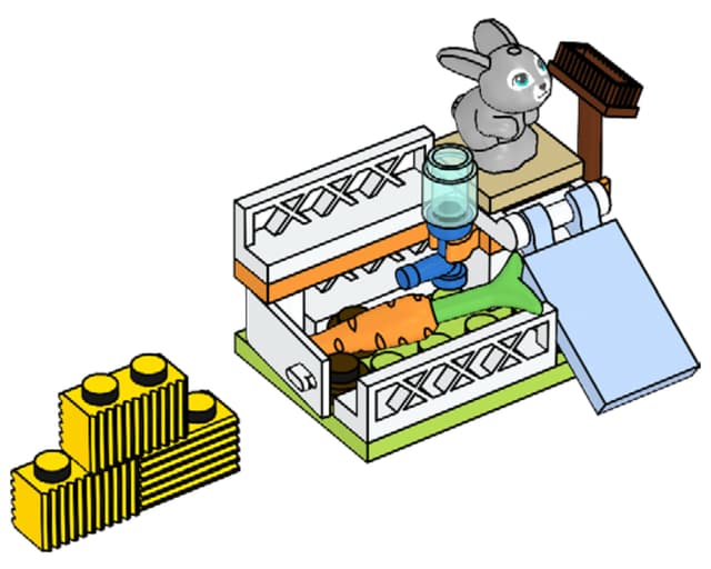 Bunny Playground, мініфігурка Лего подружки Банні майданчик, 562202, полібег