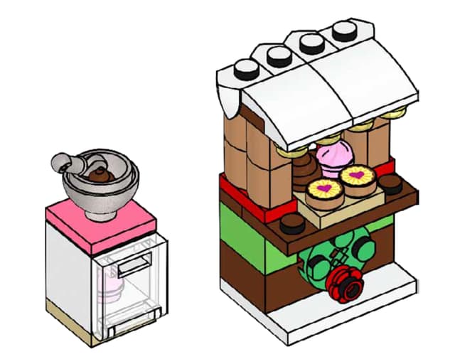 мініфігурка LEGO Friends Bakery/Лего Френдс Пекарня , полібег