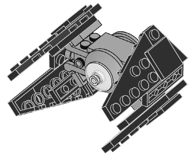 TIE Interceptor — полібег із імперським винищувачем