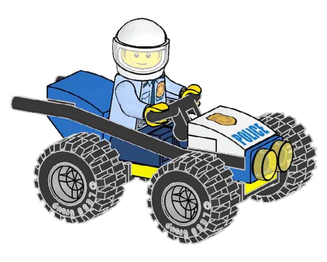 CITY Police Buggy — Полібег з мініфігуркою