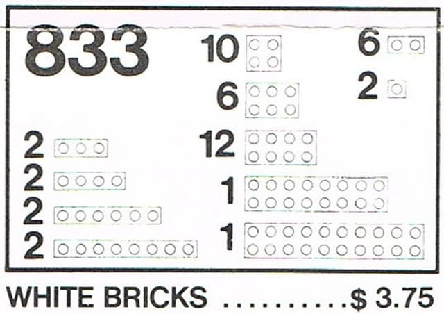 Parts Pack, White Bricks